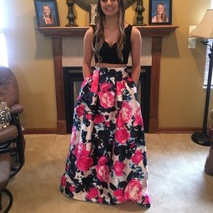 2 piece homecoming dress